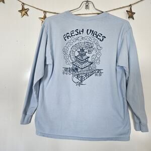 Fresh Vibes Large 100% Cotton Boys Tshirt Thank You Dragon Logo Tillys Skater